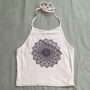 Brandy Melville Mandela Henna Halter Top